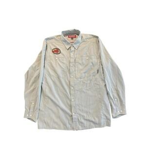 SIMMS Fishing Products Old Florida Outfitters Men’s Long Sleeve Shirt XL